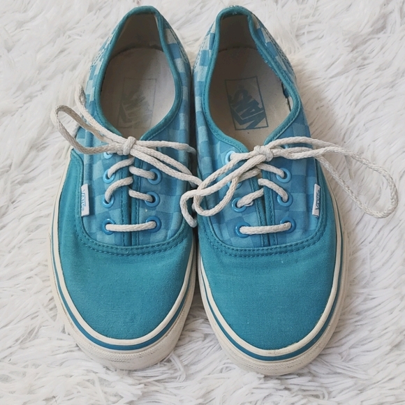 Vintage Vans Checkerboard turquoise - Picture 2 of 9